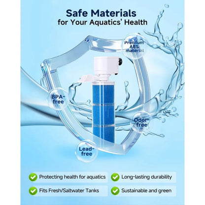 Built-in Fish Tank Filter – Powerful & Silent Aquarium Cleaner 5