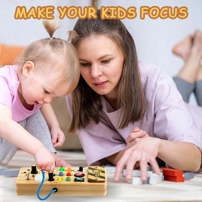 Montessori Wooden Switch Board 5
