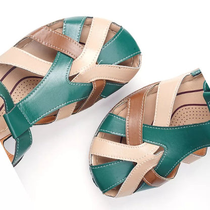 Retro Round Toe Sandals 5
