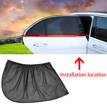 Universal Car Side Windows Privacy Mesh Covers (4PCS) 5