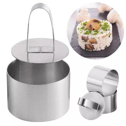 Stainless Steel 3d Round Cake Molds - 2 PCS 5