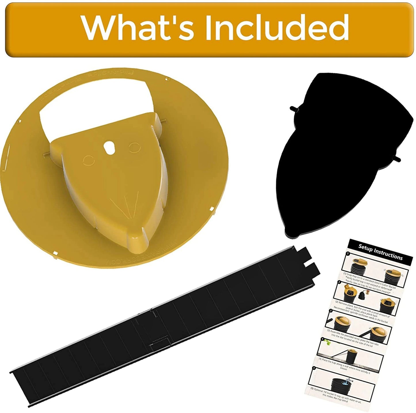 Flip N Slide Bucket Lid Mouse Trap 5