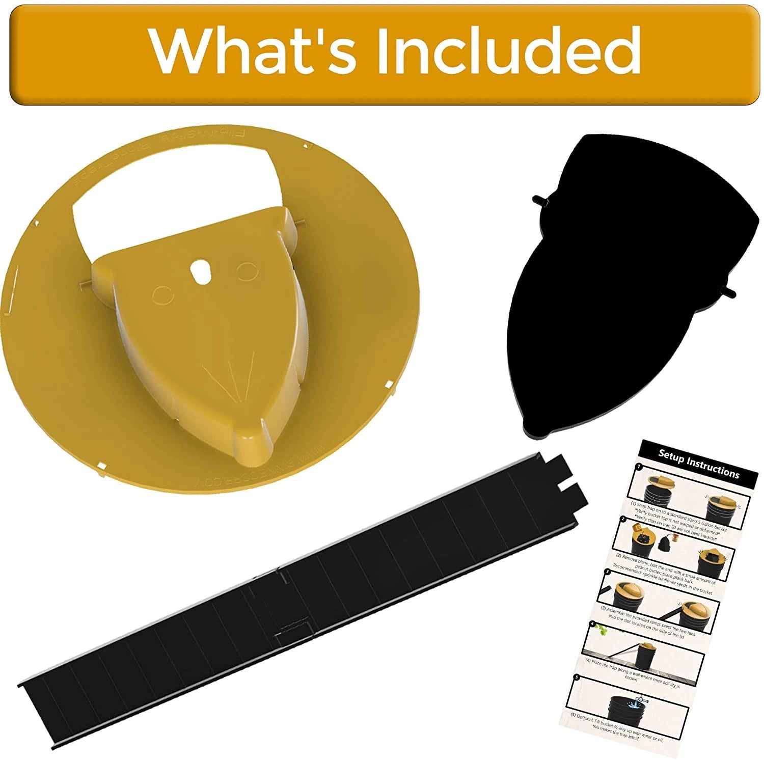 Flip N Slide Bucket Lid Mouse Trap 5
