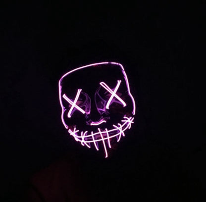 Halloween Party & Rave Glow Mask- 5