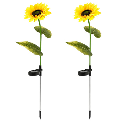 SunGlow Solar Sunflower Garden Lights 5