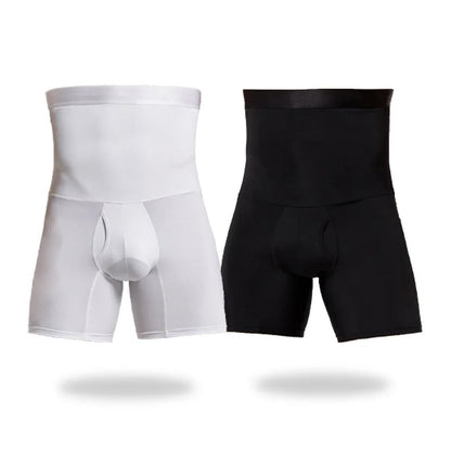 Men's High Waist Shapewear Boxer Briefs 5