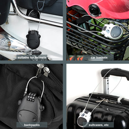 Adjustable Cable Security Combination Lock 5