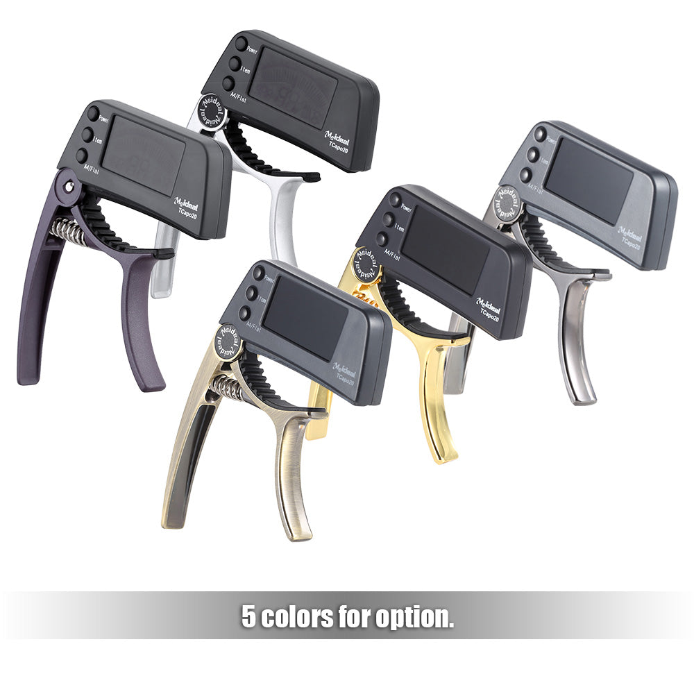 DUAL-USE GUITAR CAPO TUNER WITH LCD DISPLAY 5