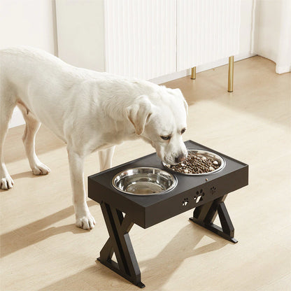 Adjustable Elevated Dog Feeder 5
