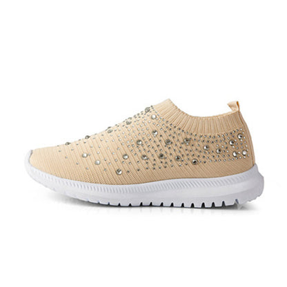 Crystal Breathable Orthopedic Slip On Walking Shoes 6