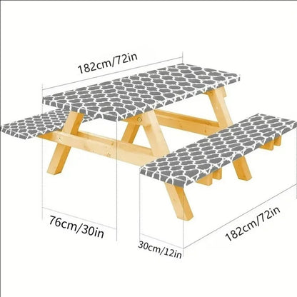 Waterproof Picnic Table Cover Set 6
