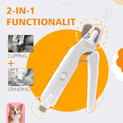 Quiet LED Pet Nail Groomer – Gentle Clippers & Grinder for Dogs and Cats of All Sizes 6
