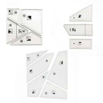 Creative Quilting Cutting Template Set 6