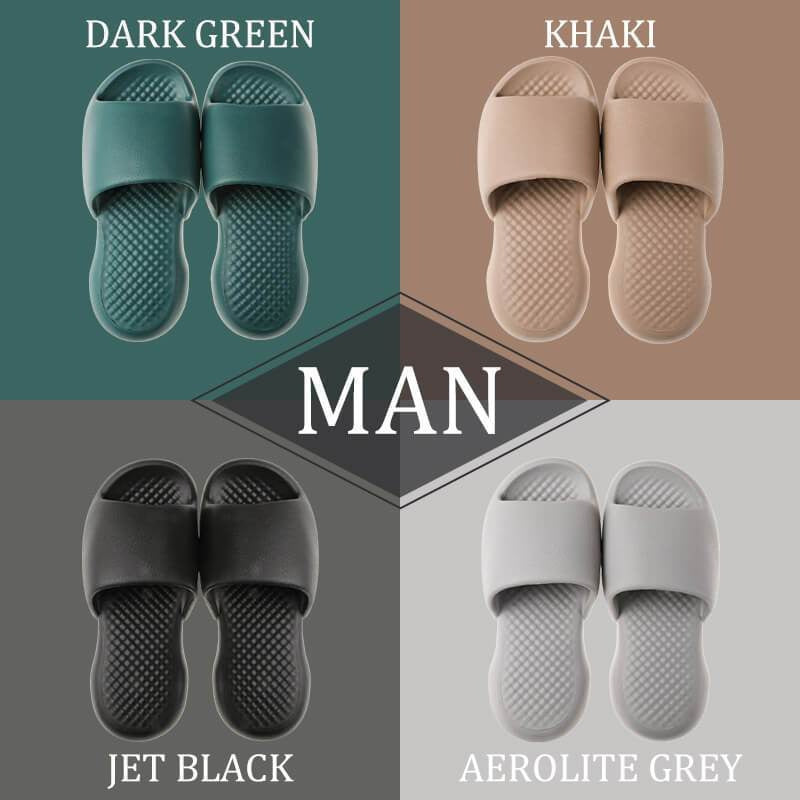 Non-slip wear-resistant thick-soled super soft slippers 6