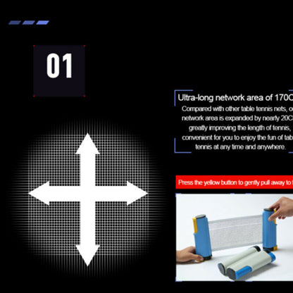 RETRACTABLE TABLE TENNIS NET 6
