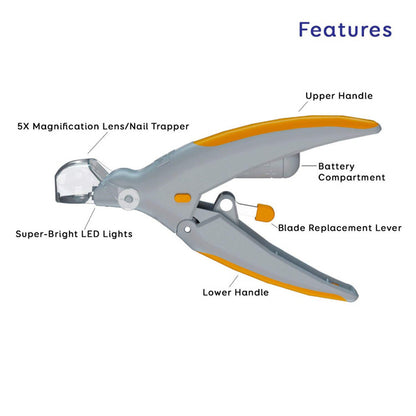 Professional Illuminated  Pet Nail Clipper 6