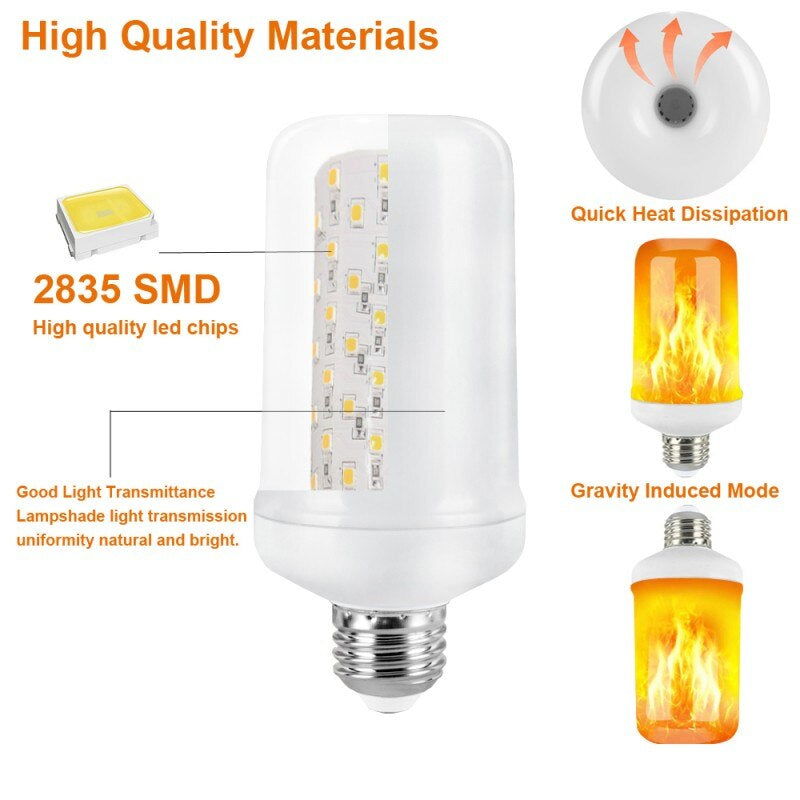 LED Flame Effect Light Bulb 6