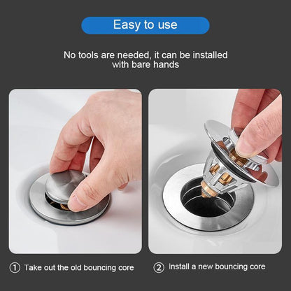 Stainless Steel Bounce Drain Sink Filter 6