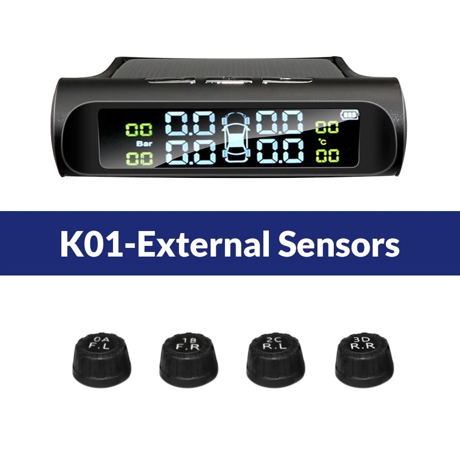 Solar Power Car Tire Pressure Monitoring Tool 6