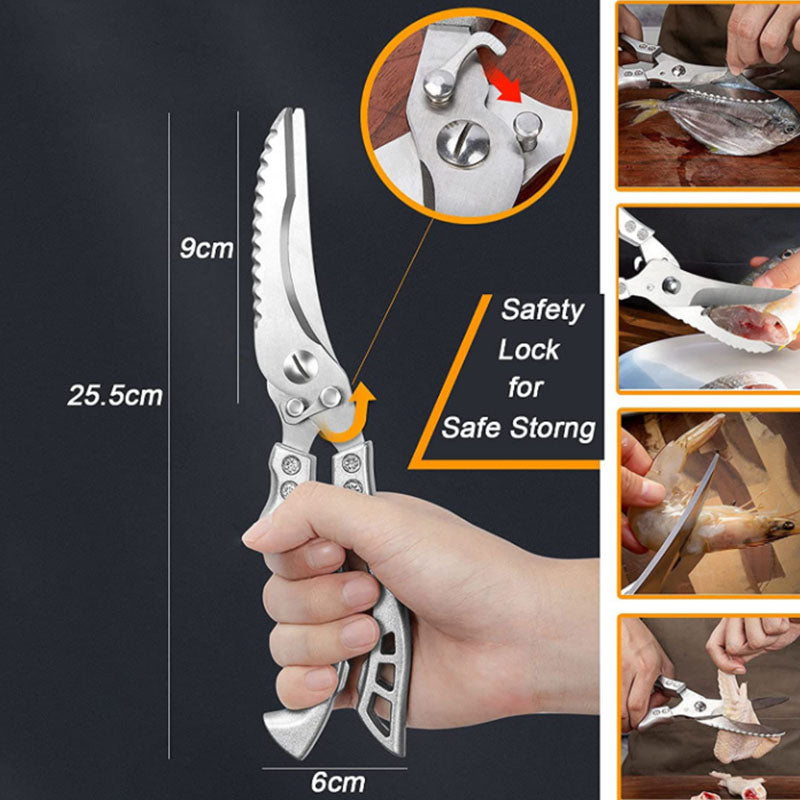 Strong Chicken Bone Scissors 6