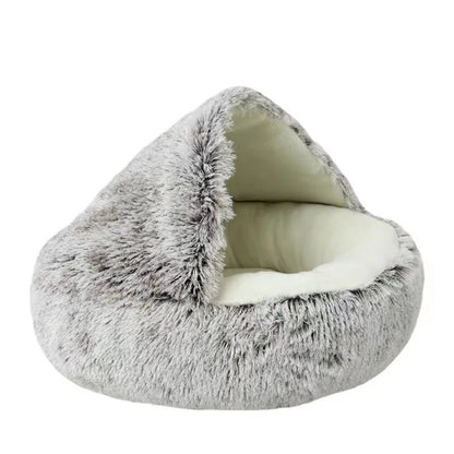 Cozy Cocoon Plush Pet Bed 6