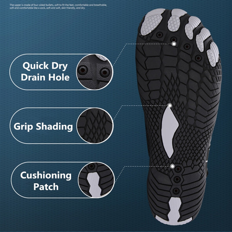Breathable Double Buckle Unisex Water Shoes 6