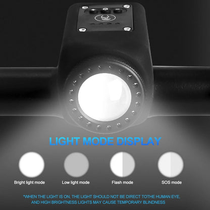 2-in-1 Bicycle Light and Horn 6