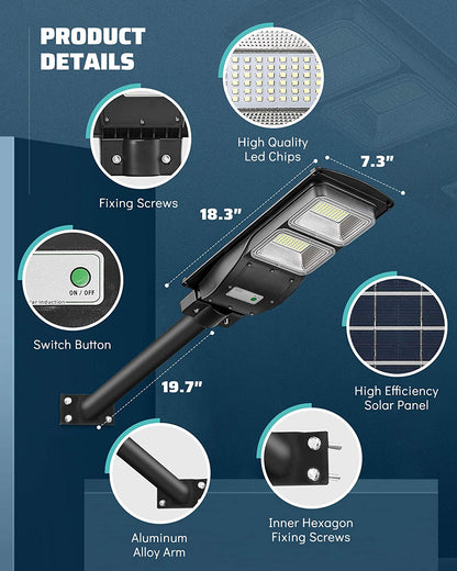 60W SOLAR STREET HIGH BRIGHTNESS LIGHT 6