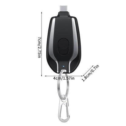 Portable Mini Keychain Power Bank 6