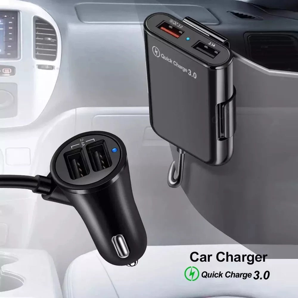 Four Ports Car Fast Charger 6