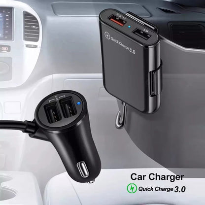 Four Ports Car Fast Charger 6