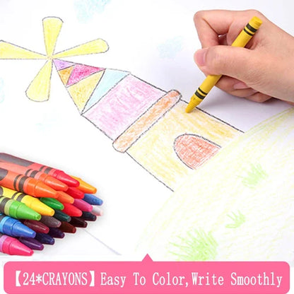 Deluxe 6-In-1 Art Creativity Set-168 pcs 6