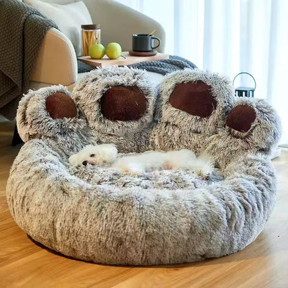 Cute Bear Paw Shape Pet Bed 6