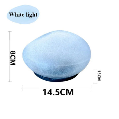 Solar Garden Lights Outdoor Pebble Shape 6