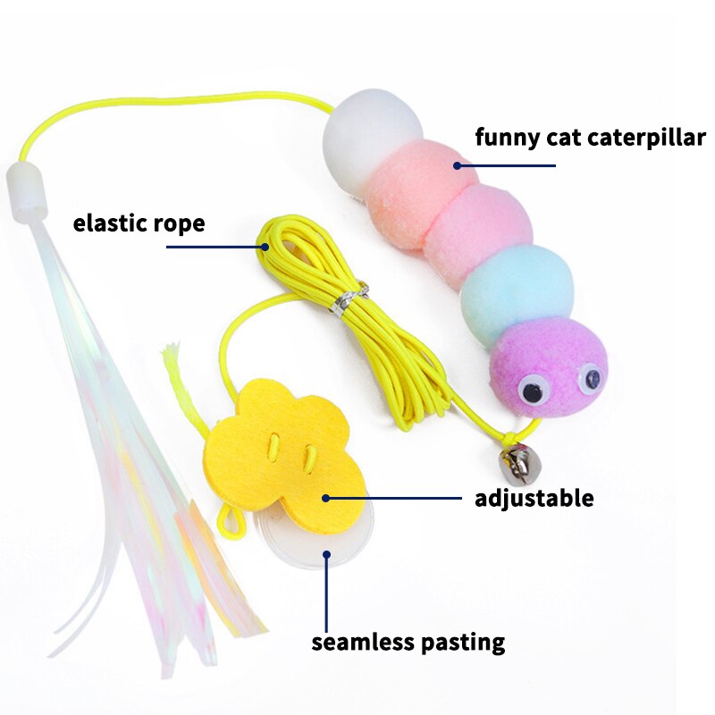 Hanging Bouncing Cats Toy-3PCS 6