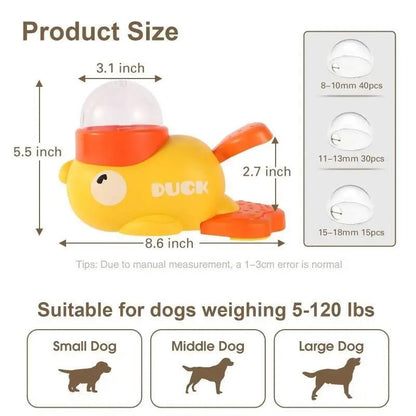 Interactive Duck-Shaped Puzzle Feeder for Dogs 6