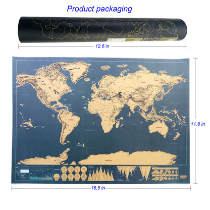 SCRATCH OFF WORLD MAP 5
