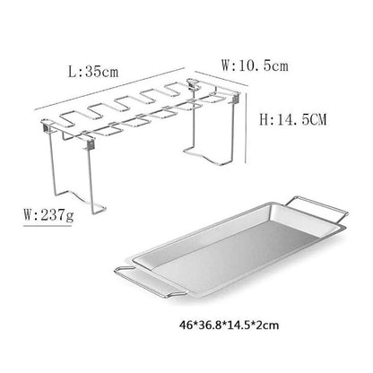 Roasted Chicken Rack Holder 5