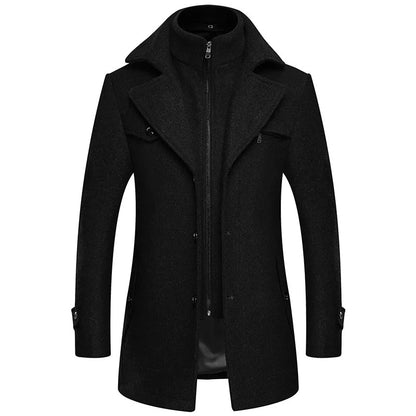 Men's Double Collar Coat 6