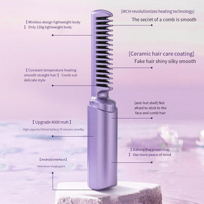 Rechargeable Mini Hair Straightener 6