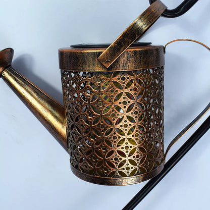 Glowing Watering Can Made with Fairy Lights 6
