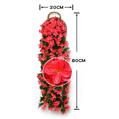 Vivid Artificial Hanging Orchid Bunch 6