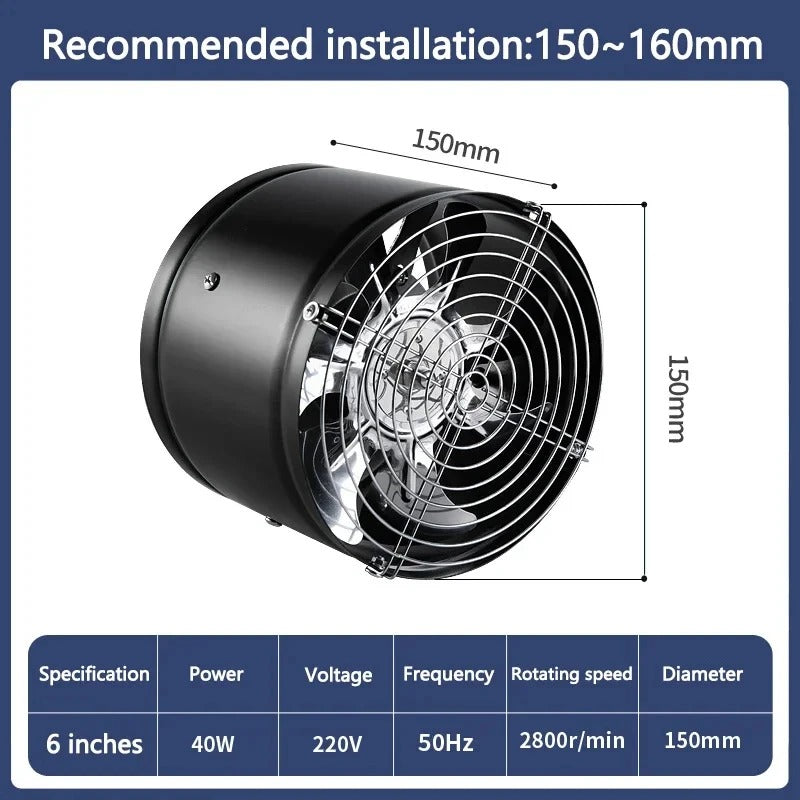 Super SuctionMultifunctional Powerful Mute Exhaust Fan 6
