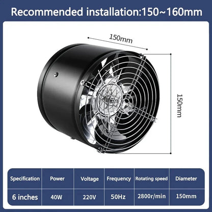 Super SuctionMultifunctional Powerful Mute Exhaust Fan 6