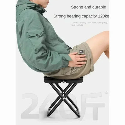 Portable Folding Camping Chair – Ultralight Travel & Fishing Stool, Outdoor Picnic Essential 6