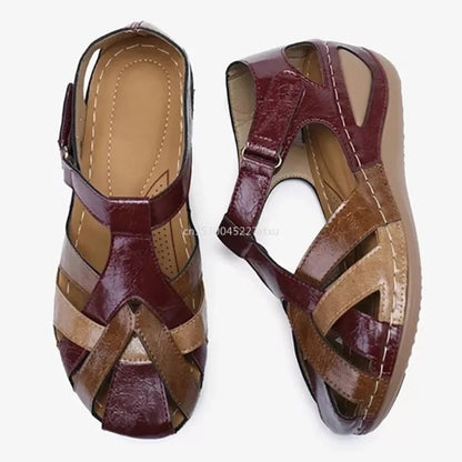 Retro Round Toe Sandals 6