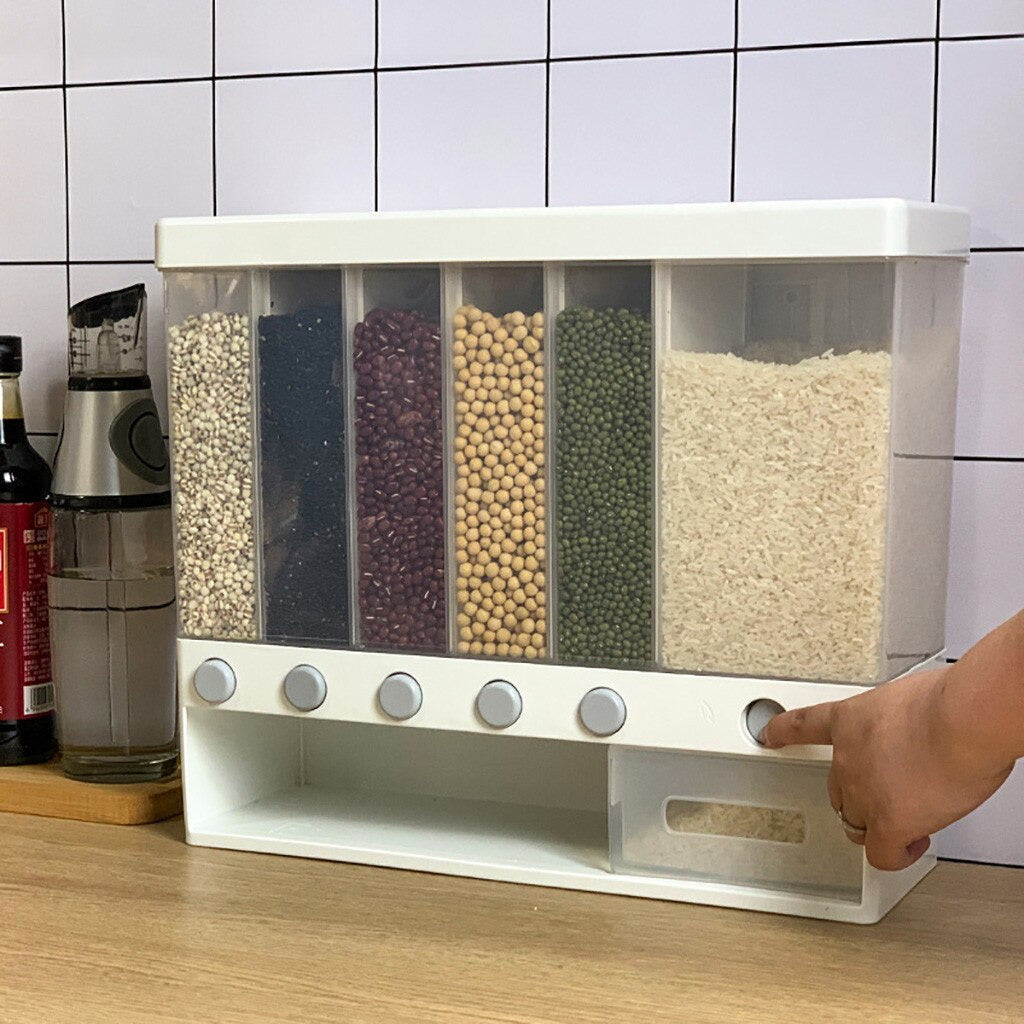 Wall-mounted dry food dispenser 6