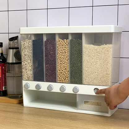 Wall-mounted dry food dispenser 6