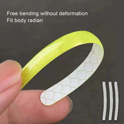 Car Wheel Tire Rims Reflective  Sticker Stripes 6