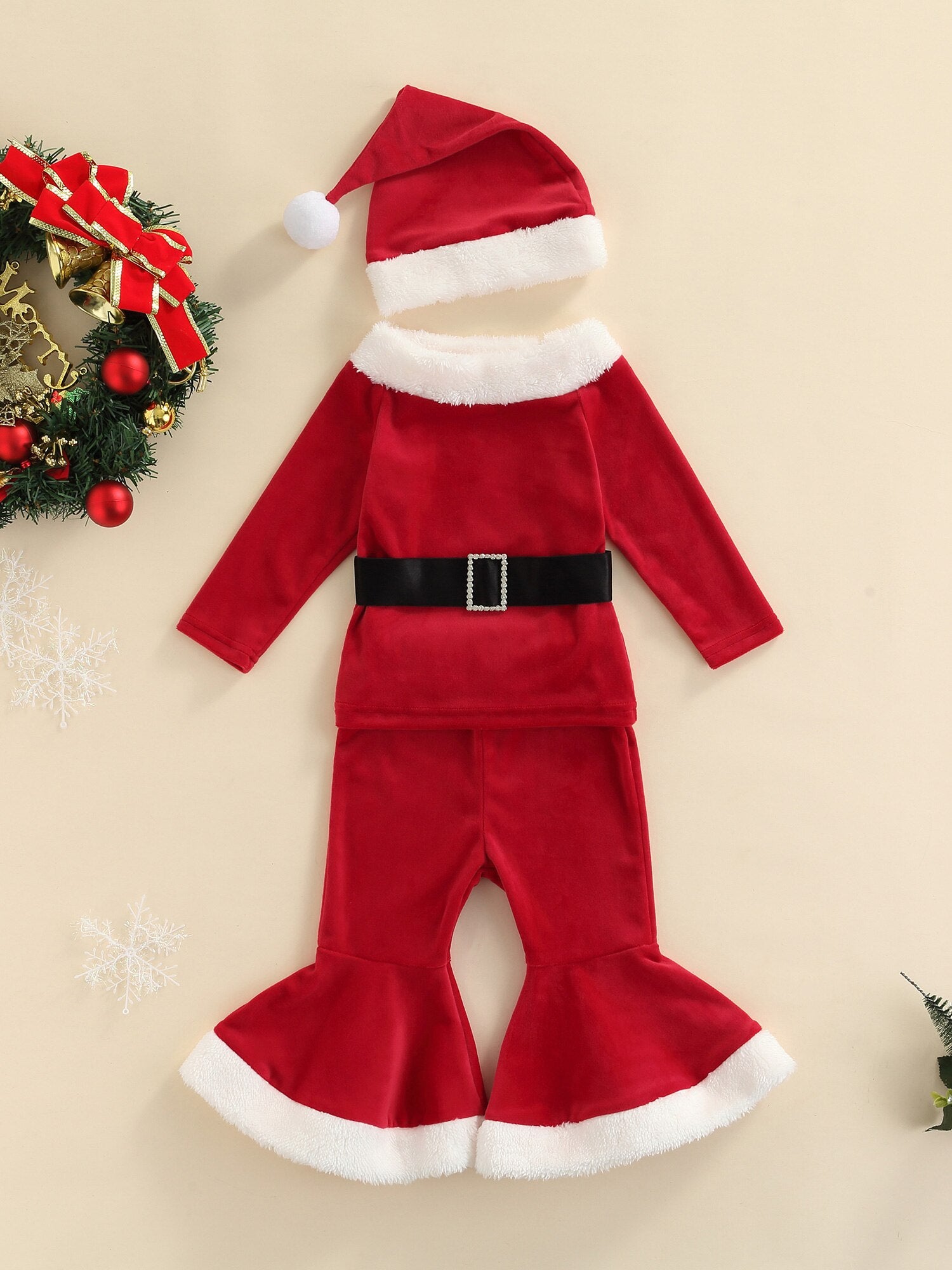 Little Girl Christmas Theme Holiday Bell Set 5